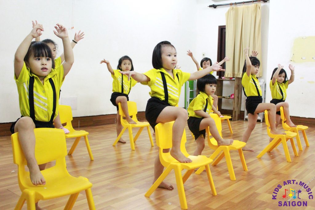 nhảy aerobic thiếu nhi- arobic cho trẻ mầm non