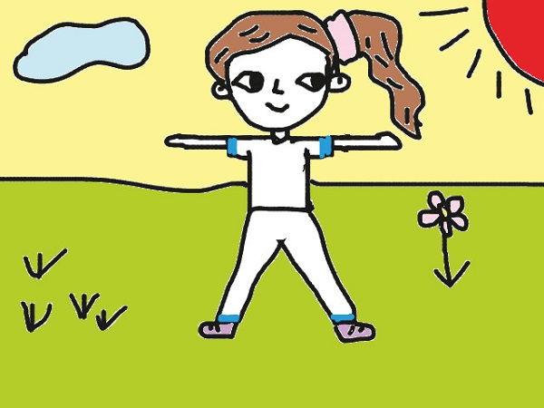 Chỉ mẹ cách dạy bé vẽ và tô màu tranh bé tập thể dục hình ảnh 2 Chỉ mẹ cách dạy bé vẽ và tô màu tranh bé tập thể dục hình ảnh 2