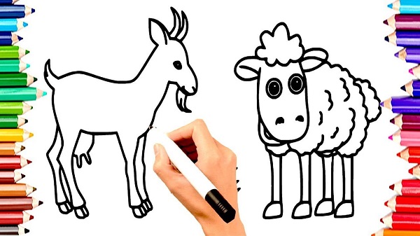 Tranh tập tô cho bé đơn giản hình ảnh 5