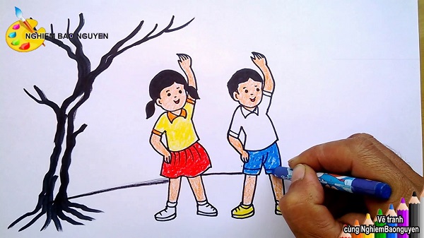 Lợi ích của tô màu với bé - tô màu tranh vẽ bé tập thể dục hình ảnh 2 Lợi ích của tô màu với bé - tô màu tranh vẽ bé tập thể dục hình ảnh 2