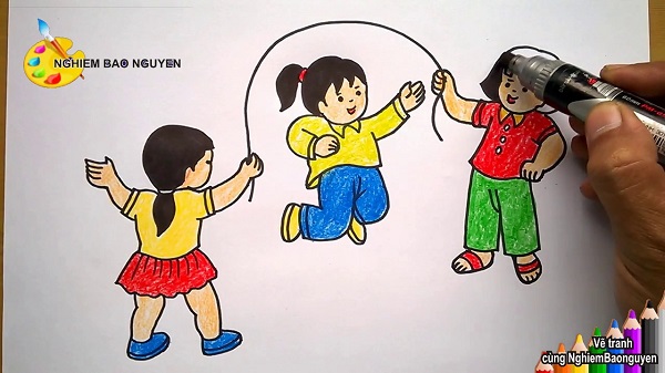 Lợi ích của tô màu với bé - tô màu tranh vẽ bé tập thể dục hình ảnh 3 Lợi ích của tô màu với bé - tô màu tranh vẽ bé tập thể dục hình ảnh 3