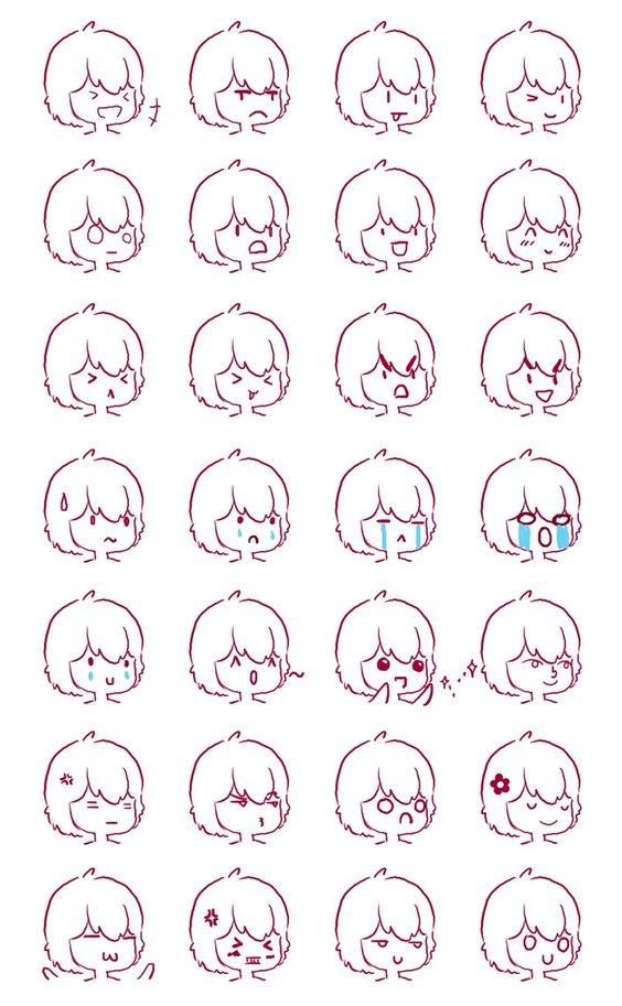 Chỉ bạn cách vẽ chibi dễ thương vô cùng đơn giản- hình 4 Chỉ bạn cách vẽ chibi dễ thương vô cùng đơn giản- hình 4