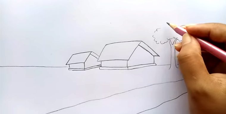 Dạy bé vẽ tranh phong cảnh quê hương hình ảnh 13