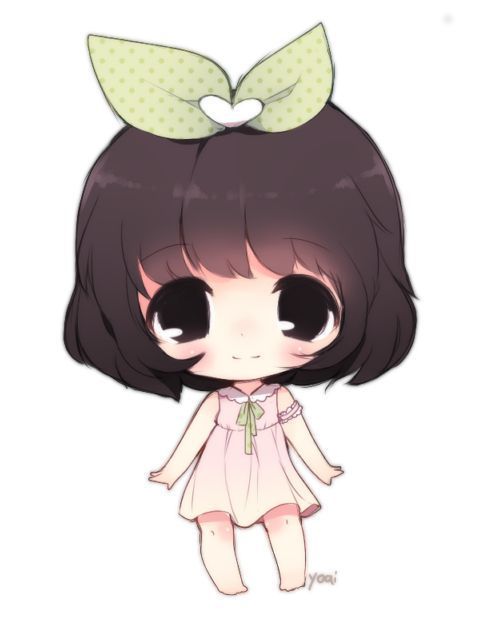 Cách vẽ hình chibi cho các bạn mới học vẽ- hình 1 Cách vẽ hình chibi cho các bạn mới học vẽ- hình 1