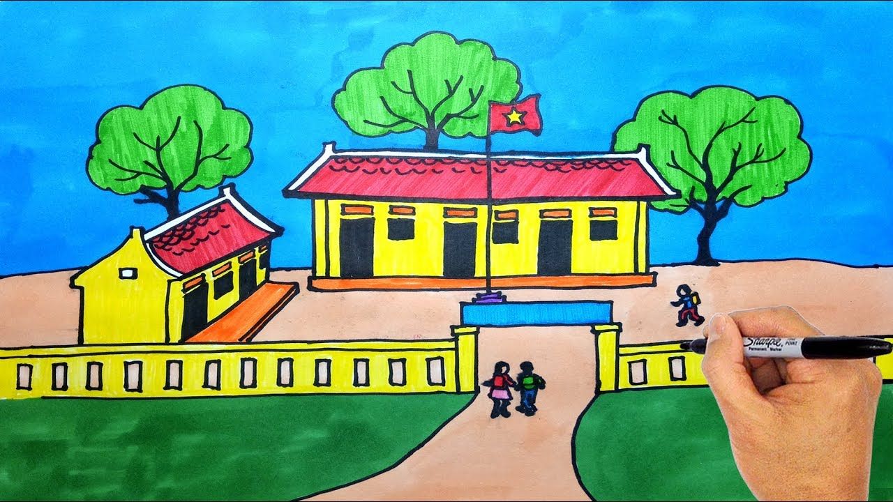 Những bức tranh vẽ trẻ mầm non đẹp cho bé tham khảo hình ảnh 4 Những bức tranh vẽ trẻ mầm non đẹp cho bé tham khảo hình ảnh 4