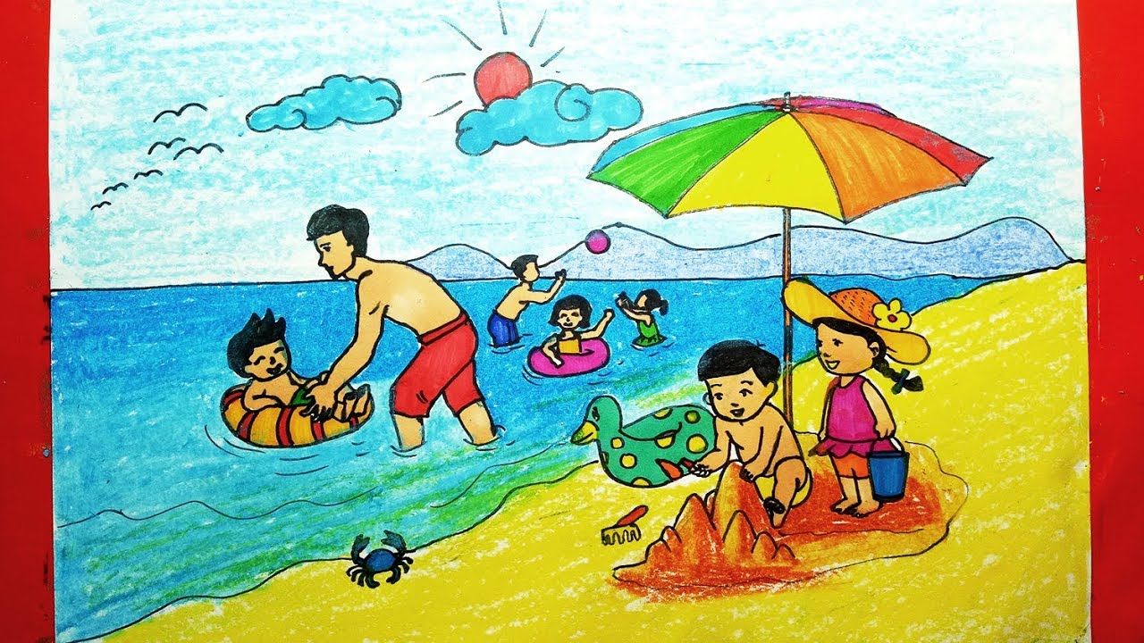 Dạy bé vẽ tranh phong cảnh quê hương hình ảnh 22