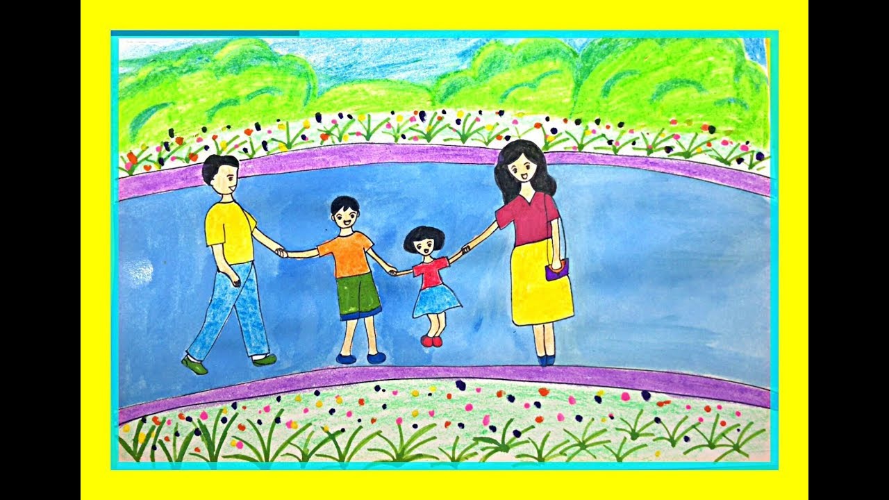Những bức tranh vẽ trẻ mầm non đẹp cho bé tham khảo hình ảnh 2 Những bức tranh vẽ trẻ mầm non đẹp cho bé tham khảo hình ảnh 2