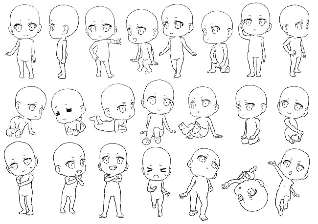 Hướng dẫn vẽ chibi bằng tay cực kì dễ dàng hình ảnh 5