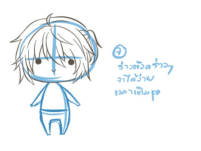 Hướng dẫn các bé cách vẽ nhân vật truyện tranh chibi hình ảnh 2 Hướng dẫn các bé cách vẽ nhân vật truyện tranh chibi hình ảnh 2