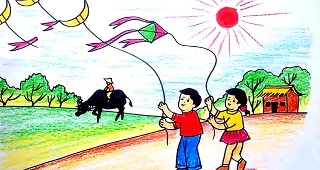 Góc nhìn mới mẻ thông qua những bức tranh tô màu phong cảnh cho bé hình ảnh 2