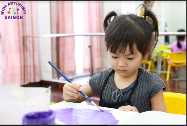 Sức hút đến từ những trung tâm dạy vẽ thiếu nhi Bình Dương