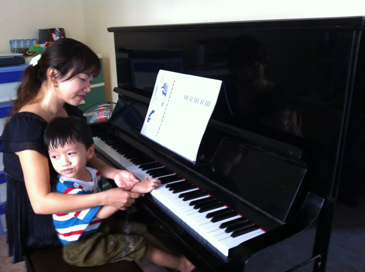 Sức hút đến từ những lớp học đàn piano ở quận Tân Phú