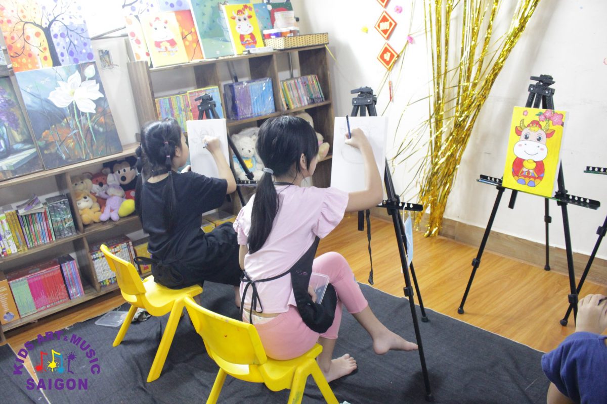 Chương trình học lớp vẽ cho bé Kids Art & Music Saigon