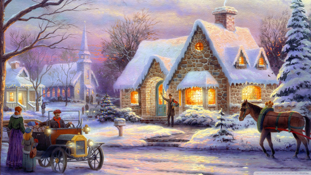 Dạy bé vẽ tranh - Tìm hiểu về cố họa sĩ Thomas Kinkade - hình ảnh 2 Dạy bé vẽ tranh - Tìm hiểu về cố họa sĩ Thomas Kinkade - hình ảnh 2