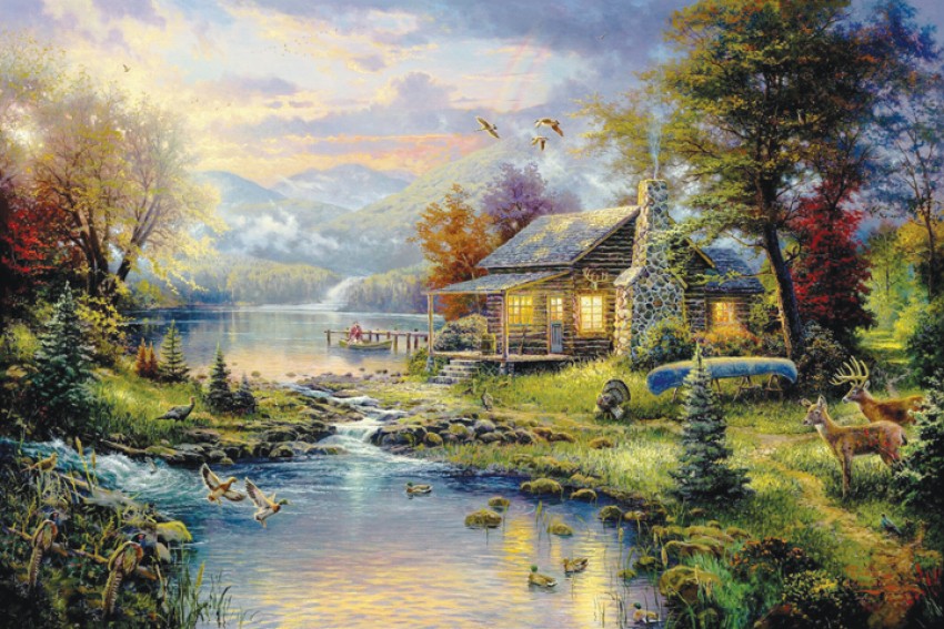Dạy bé vẽ tranh - Tìm hiểu về cố họa sĩ Thomas Kinkade - hình ảnh 6 Dạy bé vẽ tranh - Tìm hiểu về cố họa sĩ Thomas Kinkade - hình ảnh 6