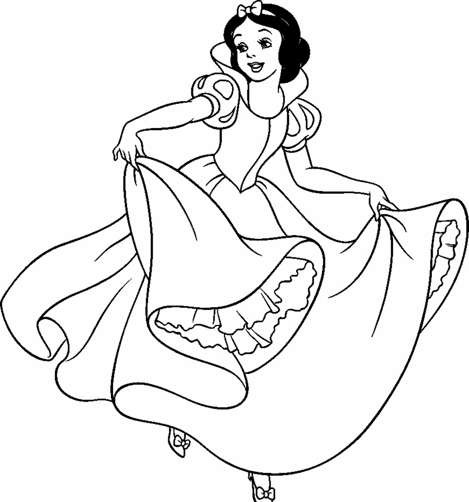 Bộ sưu tập tranh tô màu công chúa Disney cho bé gái - Hình ảnh 9