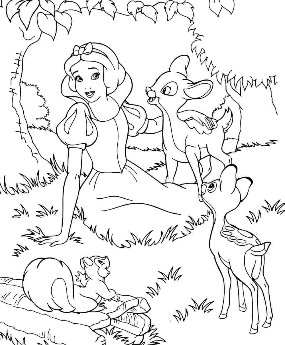 Bộ sưu tập tranh tô màu công chúa Disney cho bé gái - Hình ảnh 4