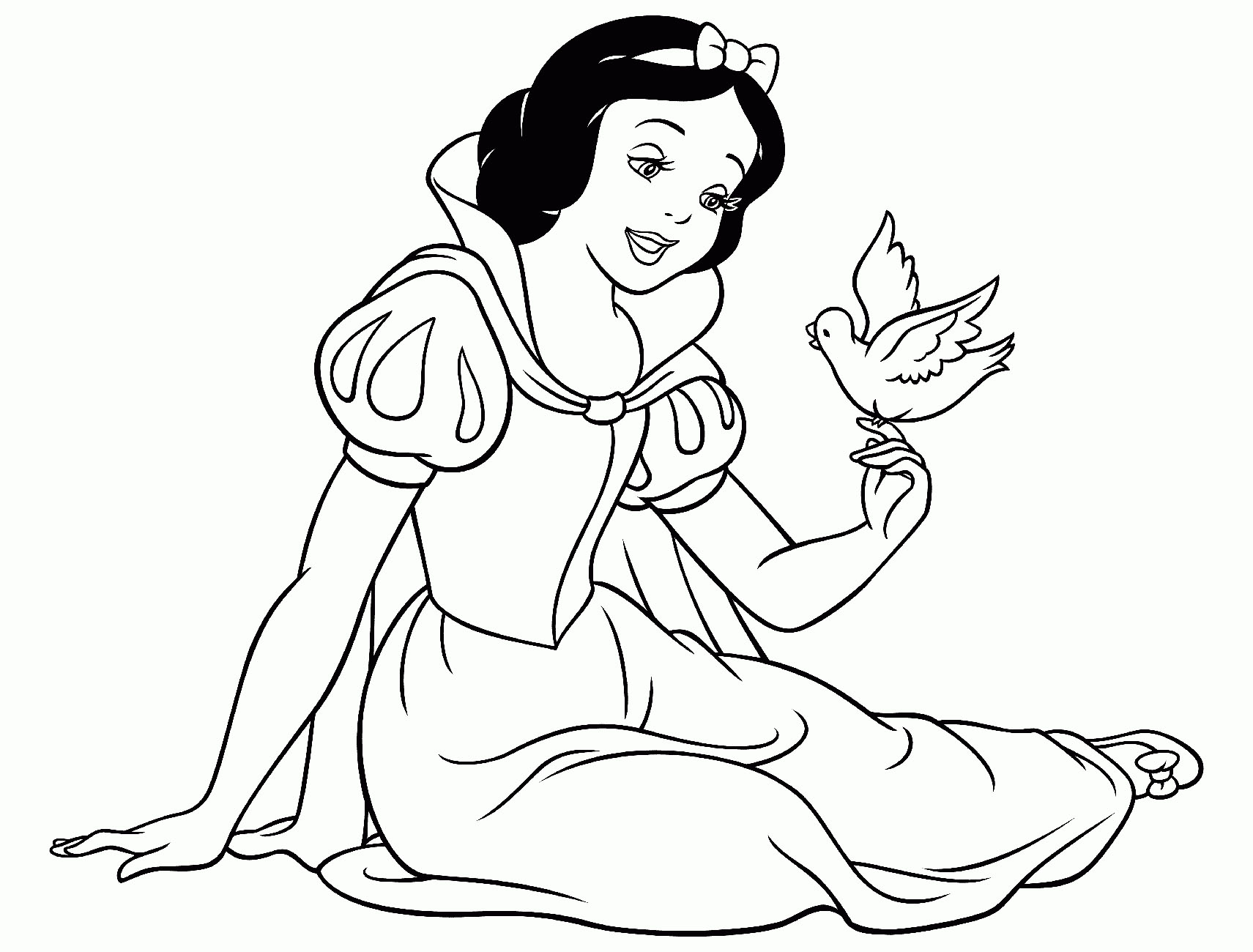 Bộ sưu tập tranh tô màu công chúa Disney cho bé gái - Hình ảnh 5